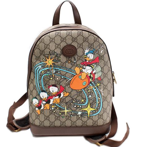 gucci backpack 55284|552884 Disney X Gucci Donald Duck GG Supreme Small Backpack.